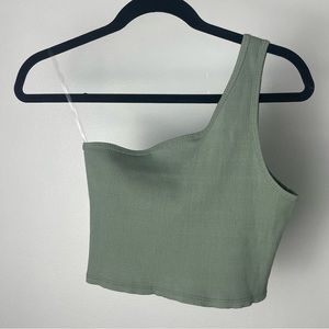 Charlotte Avery One Shoulder Crop Top